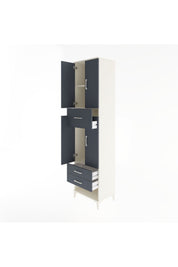 Hyperion Dolap 3 Raflı 3 Çekmeceli 4 Kapaklı 60x44x243 - S65M035V2B