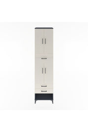 Hyperion Dolap 3 Raflı 3 Çekmeceli 4 Kapaklı 60x44x243 - S65M035V4B
