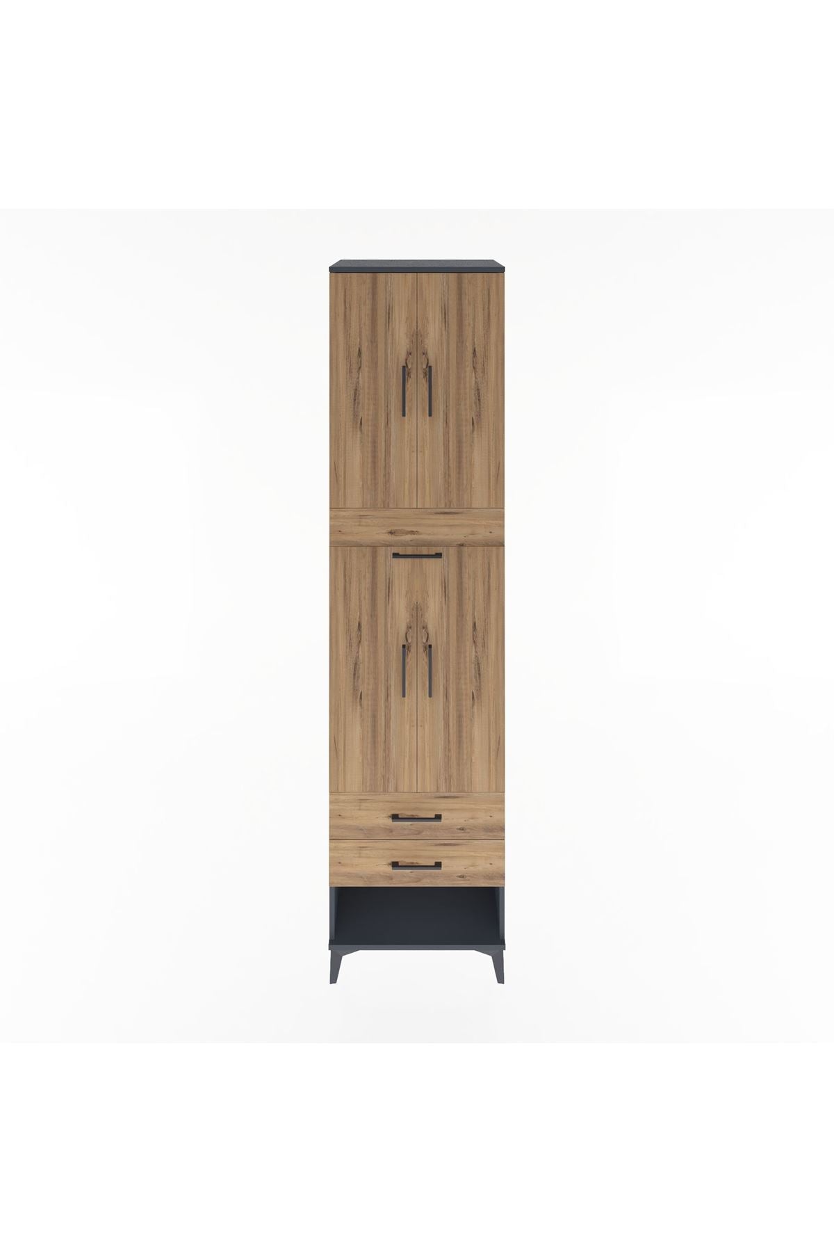 Hyperion Dolap 3 Raflı 3 Çekmeceli 4 Kapaklı 60x44x243 - S65M035V6B