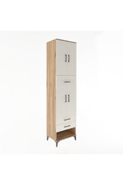 Hyperion Dolap 3 Raflı 3 Çekmeceli 4 Kapaklı 60x44x243 - S65M035V7B