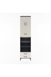 Hyperion Dolap 5 Raflı 3 Çekmeceli 2 Kapaklı 60x44x243 - S65M036V4B