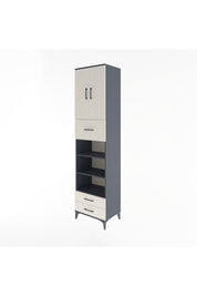 Hyperion Dolap 5 Raflı 3 Çekmeceli 2 Kapaklı 60x44x243 - S65M036V4B