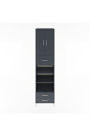 Hyperion Dolap 5 Raflı 3 Çekmeceli 2 Kapaklı 60x44x243 - S65M036V5B