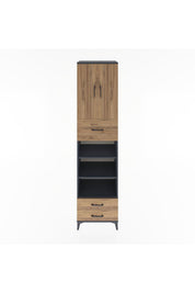 Hyperion Dolap 5 Raflı 3 Çekmeceli 2 Kapaklı 60x44x243 - S65M036V6B