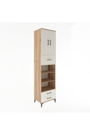 Hyperion Dolap 5 Raflı 3 Çekmeceli 2 Kapaklı 60x44x243 - S65M036V7B