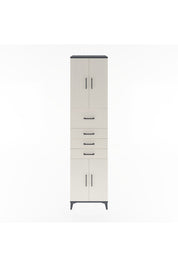 Hyperion Dolap 3 Raflı 4 Çekmeceli 4 Kapaklı 60x44x243 - S65M037V4B
