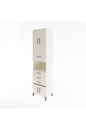 Hyperion Dolap 3 Raflı 4 Çekmeceli 4 Kapaklı 60x44x243 - S65M038V1B