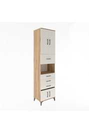Hyperion Dolap 3 Raflı 4 Çekmeceli 4 Kapaklı 60x44x243 - S65M038V7B