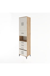 Hyperion Dolap 3 Raflı 4 Çekmeceli 4 Kapaklı 60x44x243 - S65M038V7B