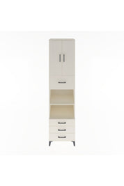 Hyperion Dolap 4 Raflı 4 Çekmeceli 2 Kapaklı 60x44x243 - S65M039V1B