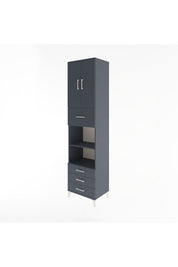 Hyperion Dolap 4 Raflı 4 Çekmeceli 2 Kapaklı 60x44x243 - S65M039V5B