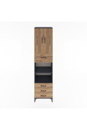 Hyperion Dolap 4 Raflı 4 Çekmeceli 2 Kapaklı 60x44x243 - S65M039V6B