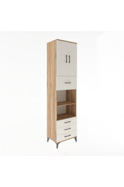 Hyperion Dolap 4 Raflı 4 Çekmeceli 2 Kapaklı 60x44x243 - S65M039V7B