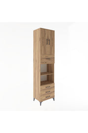 Hyperion Dolap 4 Raflı 4 Çekmeceli 2 Kapaklı 60x44x243 - S65M039V9B