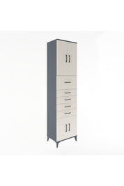 Hyperion Dolap 2 Raflı 5 Çekmeceli 4 Kapaklı 60x44x243 - S65M040V4B