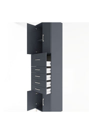 Hyperion Dolap 2 Raflı 5 Çekmeceli 4 Kapaklı 60x44x243 - S65M040V5B