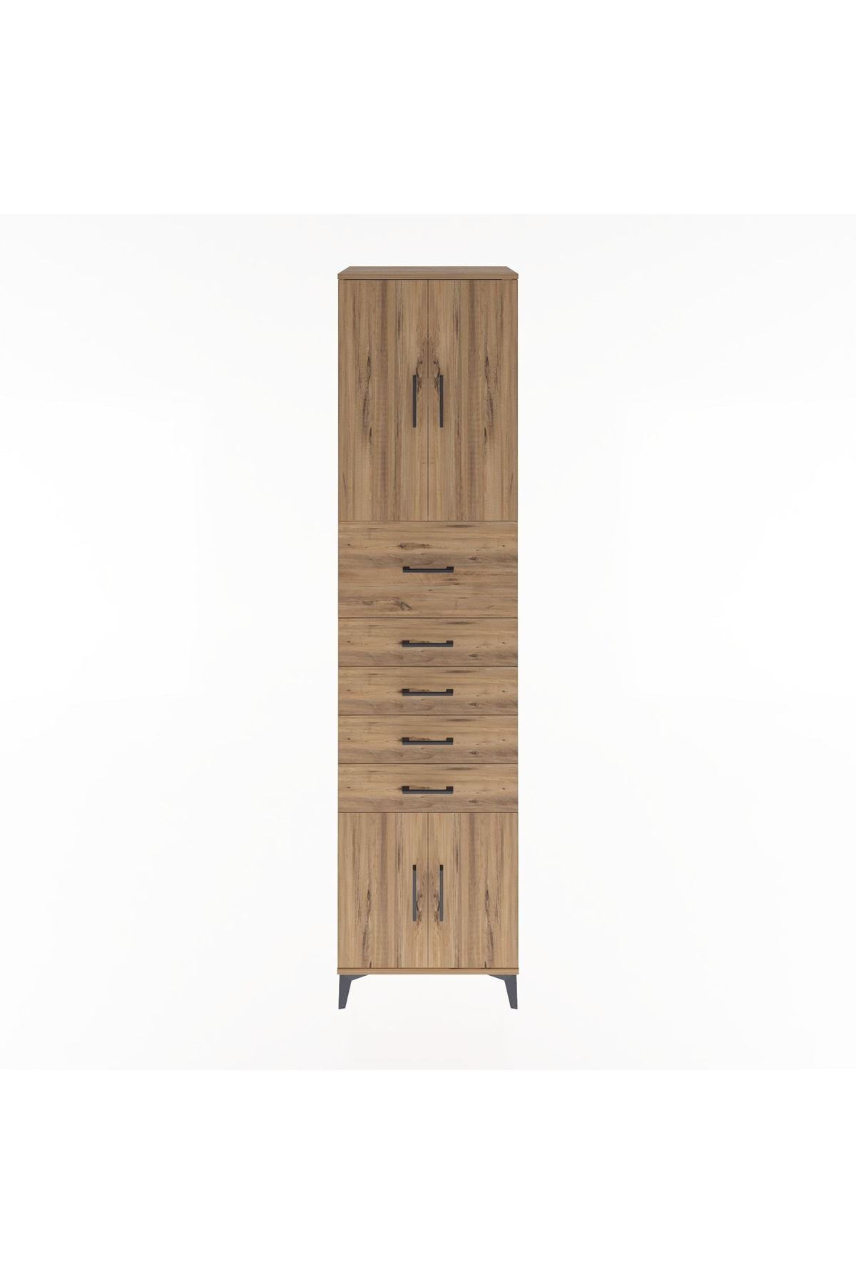 Hyperion Dolap 2 Raflı 5 Çekmeceli 4 Kapaklı 60x44x243 - S65M040V9B