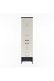 Hyperion Dolap 3 Raflı 5 Çekmeceli 4 Kapaklı 60x44x243 - S65M041V4B