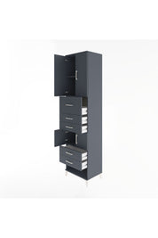 Hyperion Dolap 3 Raflı 5 Çekmeceli 4 Kapaklı 60x44x243 - S65M041V5B