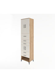 Hyperion Dolap 3 Raflı 5 Çekmeceli 4 Kapaklı 60x44x243 - S65M041V7B