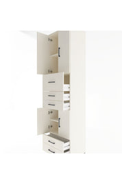 Hyperion Dolap 4 Raflı 5 Çekmeceli 4 Kapaklı 60x44x243 - S65M042V1B