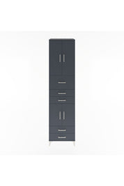 Hyperion Dolap 4 Raflı 5 Çekmeceli 4 Kapaklı 60x44x243 - S65M042V5B