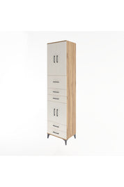 Hyperion Dolap 4 Raflı 5 Çekmeceli 4 Kapaklı 60x44x243 - S65M042V7B