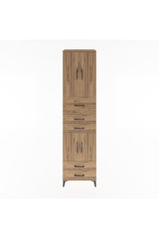 Hyperion Dolap 4 Raflı 5 Çekmeceli 4 Kapaklı 60x44x243 - S65M042V9B