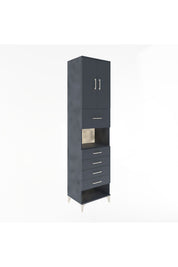 Hyperion Dolap 3 Raflı 5 Çekmeceli 2 Kapaklı 60x44x243 - S65M043V5B