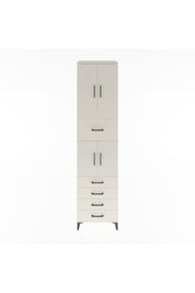 Hyperion Dolap 3 Raflı 5 Çekmeceli 4 Kapaklı 60x44x243 - S65M044V1B