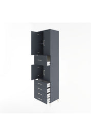 Hyperion Dolap 3 Raflı 5 Çekmeceli 4 Kapaklı 60x44x243 - S65M044V5B