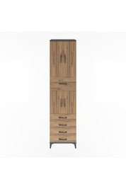 Hyperion Dolap 3 Raflı 5 Çekmeceli 4 Kapaklı 60x44x243 - S65M044V6B