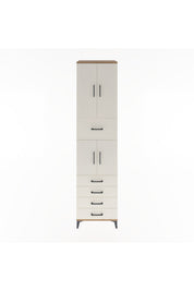 Hyperion Dolap 3 Raflı 5 Çekmeceli 4 Kapaklı 60x44x243 - S65M044V7B