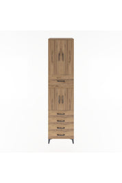 Hyperion Dolap 3 Raflı 5 Çekmeceli 4 Kapaklı 60x44x243 - S65M044V9B