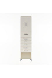 Hyperion Dolap 2 Raflı 6 Çekmeceli 2 Kapaklı 60x44x243 - S65M045V1B