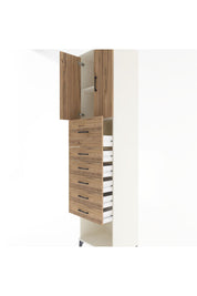 Hyperion Dolap 2 Raflı 6 Çekmeceli 2 Kapaklı 60x44x243 - S65M045V3B