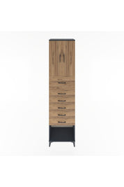 Hyperion Dolap 2 Raflı 6 Çekmeceli 2 Kapaklı 60x44x243 - S65M045V6B