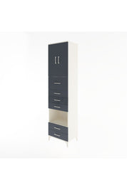 Hyperion Dolap 3 Raflı 6 Çekmeceli 2 Kapaklı 60x44x243 - S65M046V2B