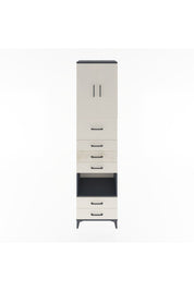 Hyperion Dolap 3 Raflı 6 Çekmeceli 2 Kapaklı 60x44x243 - S65M046V4B