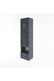 Hyperion Dolap 3 Raflı 6 Çekmeceli 2 Kapaklı 60x44x243 - S65M046V5B