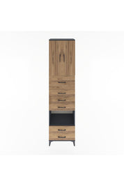 Hyperion Dolap 3 Raflı 6 Çekmeceli 2 Kapaklı 60x44x243 - S65M046V6B