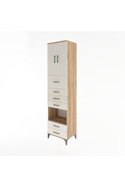 Hyperion Dolap 3 Raflı 6 Çekmeceli 2 Kapaklı 60x44x243 - S65M046V7B