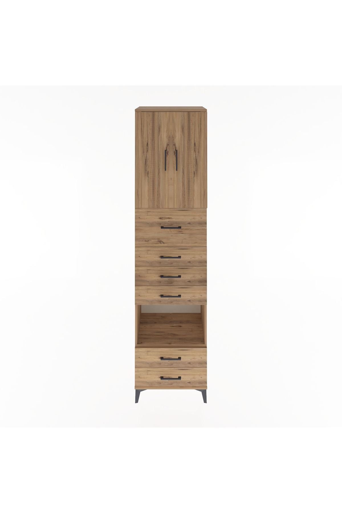 Hyperion Dolap 3 Raflı 6 Çekmeceli 2 Kapaklı 60x44x243 - S65M046V9B
