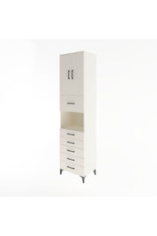 Hyperion Dolap 3 Raflı 6 Çekmeceli 2 Kapaklı 60x44x243 - S65M047V1B