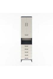 Hyperion Dolap 3 Raflı 6 Çekmeceli 2 Kapaklı 60x44x243 - S65M047V4B