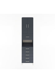 Hyperion Dolap 3 Raflı 6 Çekmeceli 2 Kapaklı 60x44x243 - S65M047V5B