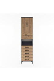 Hyperion Dolap 3 Raflı 6 Çekmeceli 2 Kapaklı 60x44x243 - S65M047V6B