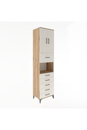 Hyperion Dolap 3 Raflı 6 Çekmeceli 2 Kapaklı 60x44x243 - S65M047V7B