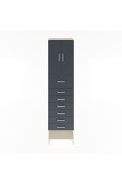 Hyperion Dolap 2 Raflı 7 Çekmeceli 2 Kapaklı 60x44x243 - S65M049V2B