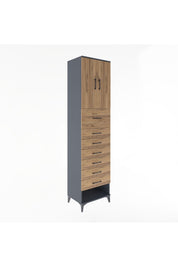 Hyperion Dolap 2 Raflı 7 Çekmeceli 2 Kapaklı 60x44x243 - S65M049V6B